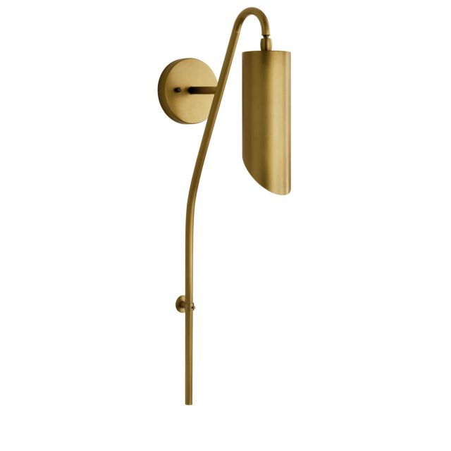 Kichler Trentino 1 Light 30 inch Tall Wall Sconce in Natural Brass 52165NBR