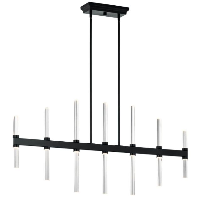 Kichler 52667BK Sycara 6 Light 36 inch LED Chandelier in