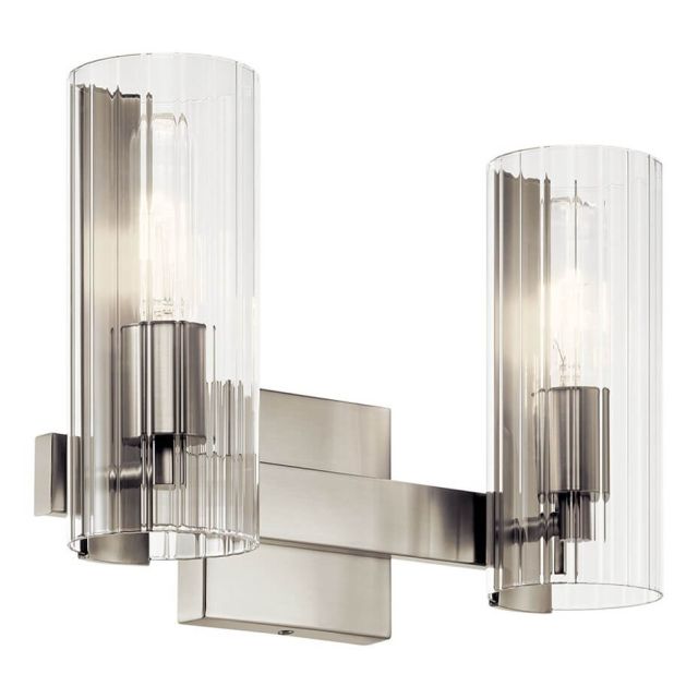 Kichler 55167CPZ Jemsa 2 Light 14 inch Bath Vanity Light in