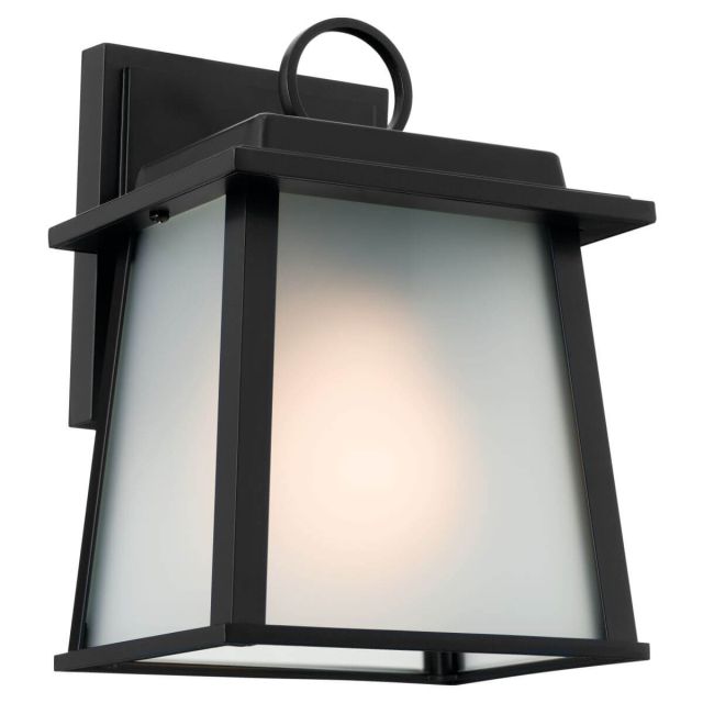 Kichler Noward 1 Light 9 inch Tall Outdoor Wall Light in Black 59104BK