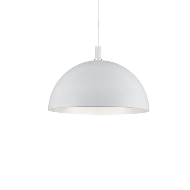 Kuzco Lighting 492324-WH/GD Archibald 1 Light 24 inch Pendant in