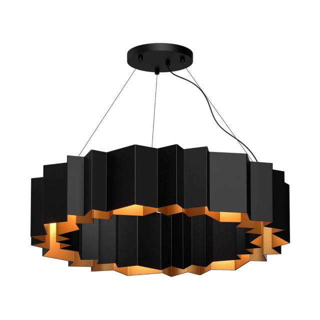 Kuzco Lighting Akira 12 Light 40 inch Chandeliers in Black