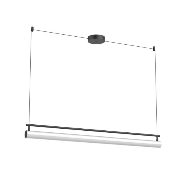 Kuzco Lighting LP70148-BK Gramercy 48 inch LED Linear Light in Black with Frosted Glass