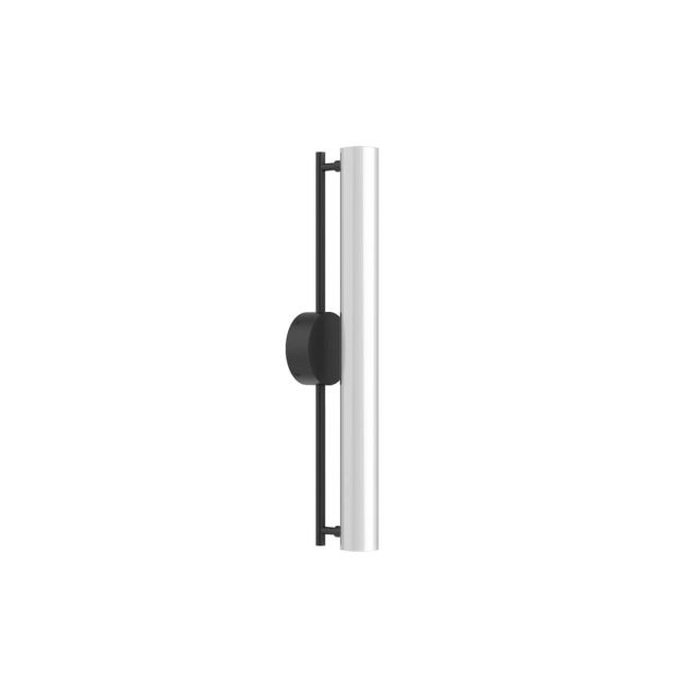 Kuzco Lighting WS70124-BK Gramercy 24 inch Tall LED Wall Sconce in Black with Frosted Glass