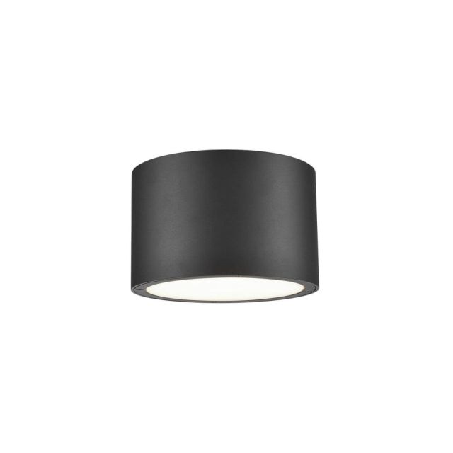 Kuzco Lighting EC19408-BK Lamar 8 inch LED Outdoor Ceiling Mount in Black with White PC Diffuser