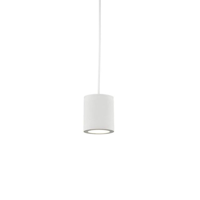 Kuzco Lighting EP19404-WH Lamar 4 inch LED Outdoor Pendant in White with White PC Diffuser