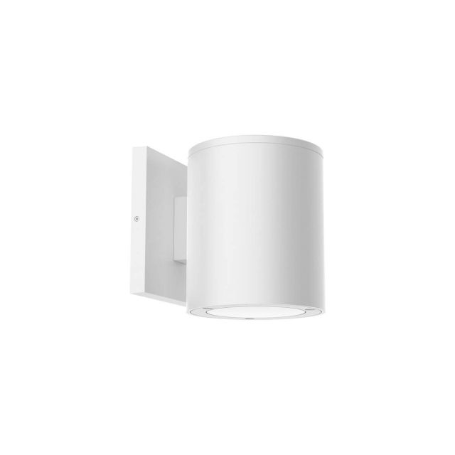 Kuzco Lighting EW19404-WH Lamar 5 inch Tall LED Outdoor Wall Light in White with Frosted PC Diffuser