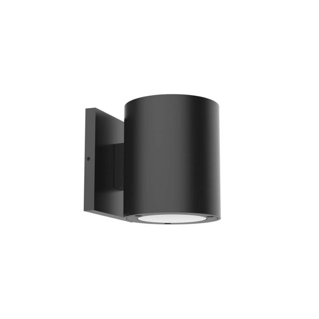 Kuzco Lighting EW19414-BK Lamar 5 inch Tall LED Outdoor Wall Light in Black with Frosted PC Diffuser