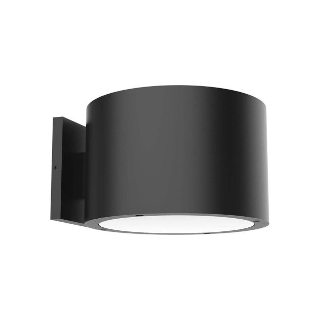 Kuzco Lighting EW19418-BK Lamar 8 inch LED Outdoor Wall Light in Black with Frosted PC Diffuser