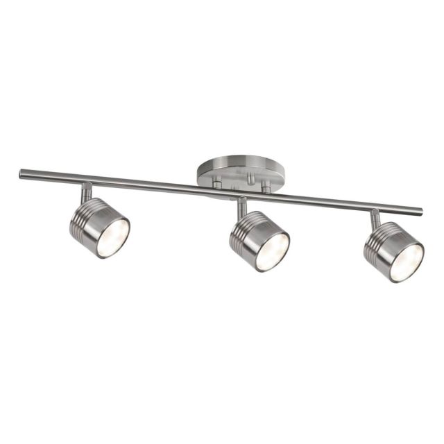 Kuzco Lighting TR10022-BN Lyra 23 inch LED Track Light in Brushed Nickel with Frosted Glass