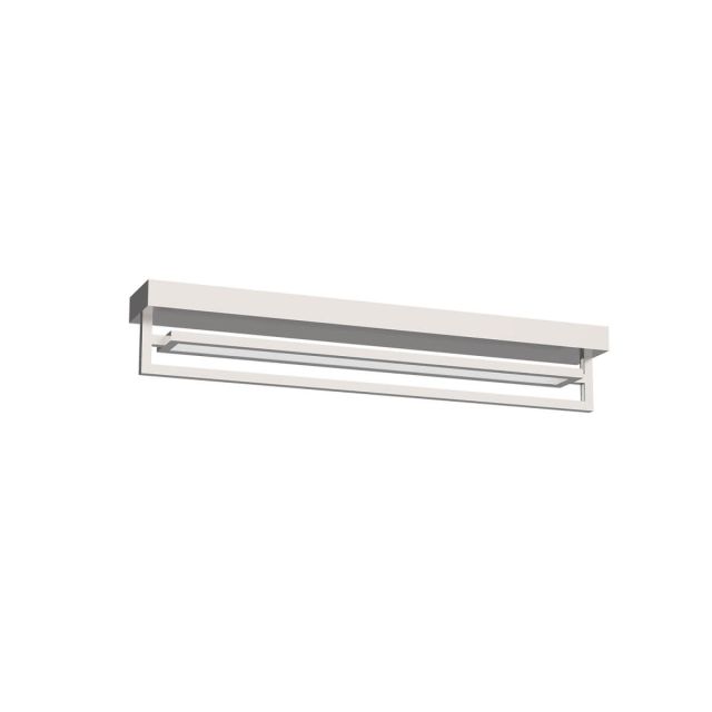 Kuzco Lighting SF16230-BN Mondrian 30 inch LED Semi-Flush Mount in Brushed Nickel with Frosted Acrylic Diffuser