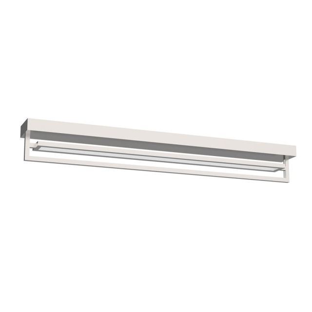 Kuzco Lighting SF16240-BN Mondrian 39 inch LED Semi-Flush Mount in Brushed Nickel with Frosted Acrylic Diffuser