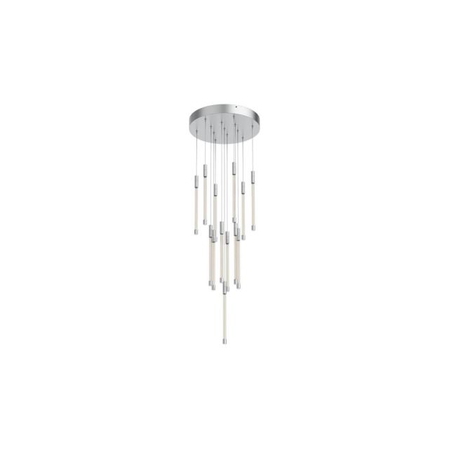 Kuzco Lighting Motif 13 inch LED Multi Pendant in Chrome with Clear Glass MP75113-CH