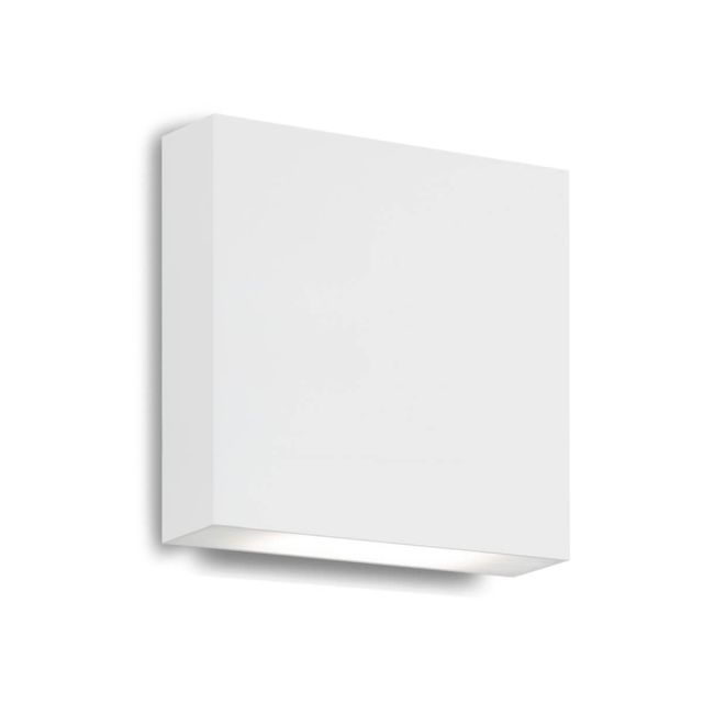 Kuzco Lighting AT6606-WH Mica 6 inch Tall LED Outdoor Wall Light in White with Frosted Glass