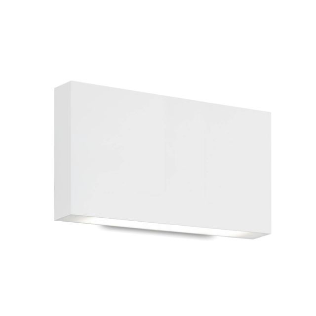 Kuzco Lighting AT6610-WH Mica 10 inch LED Outdoor Wall Light in White with Frosted Glass