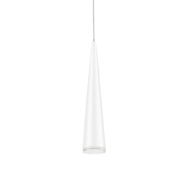 Kuzco Lighting 401214WH-LED Mina 3 inch LED Pendant in White with Acrylic Diffuser