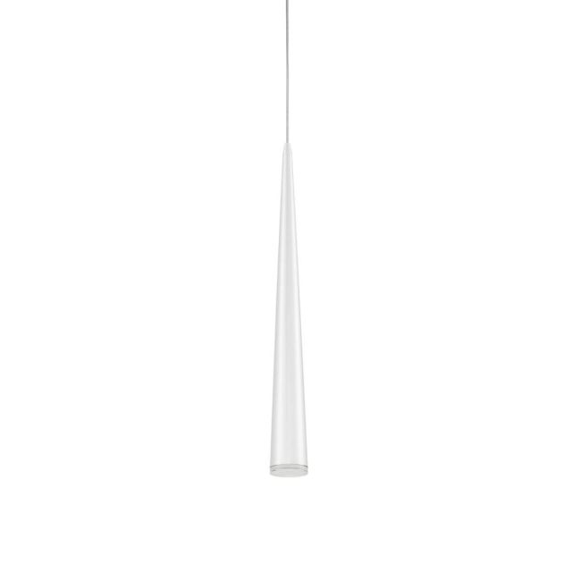Kuzco Lighting 401215WH-LED Mina 3 inch LED Pendant in White with Acrylic Diffuser