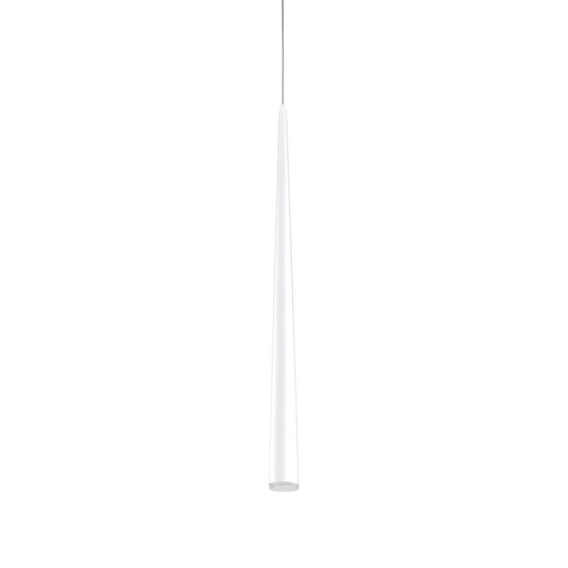 Kuzco Lighting 401216WH-LED Mina 3 inch LED Pendant in White with Acrylic Diffuser