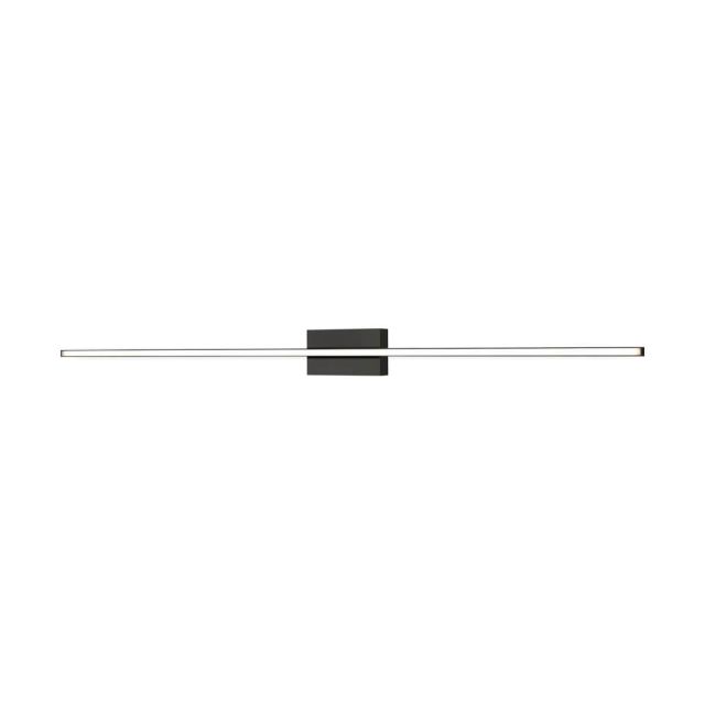 Kuzco Lighting WS18248-BK Vega 48 inch LED Wall Sconce in Black with White Acrylic Diffuser