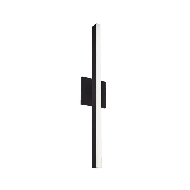 Kuzco Lighting WS10324-BK Vega 23 inch Tall LED Wall Sconce in Black with White Acrylic Diffuser