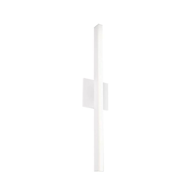 Kuzco Lighting WS10324-WH Vega 23 inch Tall LED Wall Sconce in White with White Acrylic Diffuser