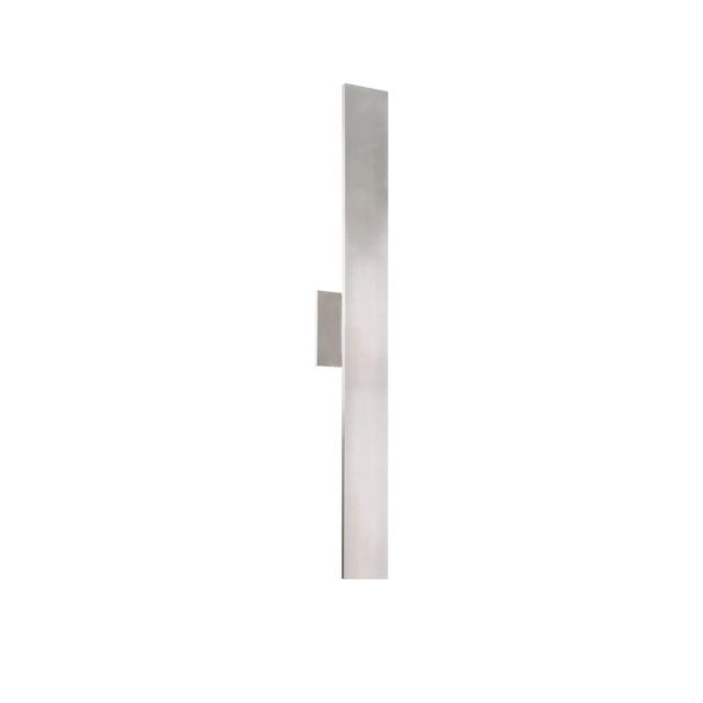 Kuzco Lighting AT7928-BN Vesta 28 inch Tall LED Outdoor Wall Light in Brushed Nickel with Frosted Glass