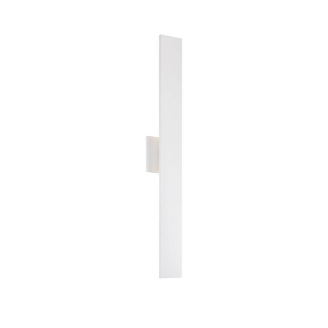 Kuzco Lighting AT7928-WH Vesta 28 inch Tall LED Outdoor Wall Light in White with Frosted Glass
