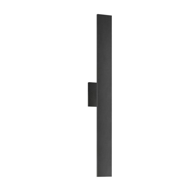 Kuzco Lighting AT7935-BK Vesta 36 inch Tall LED Outdoor Wall Light in Black with Frosted Glass