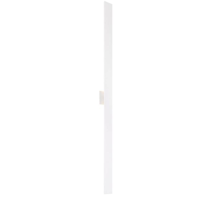 Kuzco Lighting AT7972-WH Vesta 72 inch Tall LED Outdoor Wall Light in White with Frosted Glass