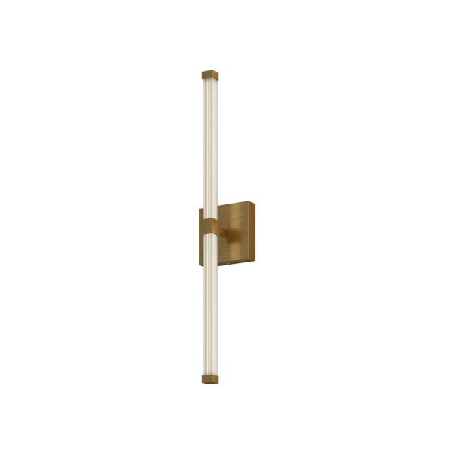 Kuzco Lighting Blade 24 inch LED Bath Vanity Light in Brushed Gold with Clear Acrylic Exterior - Frosted Silicone Interior VL23524-BG