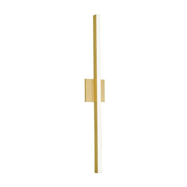 Kuzco Lighting WS10336-BG Vega 37 inch Tall LED Wall Sconce in Brushed Gold with White Acrylic Diffuser