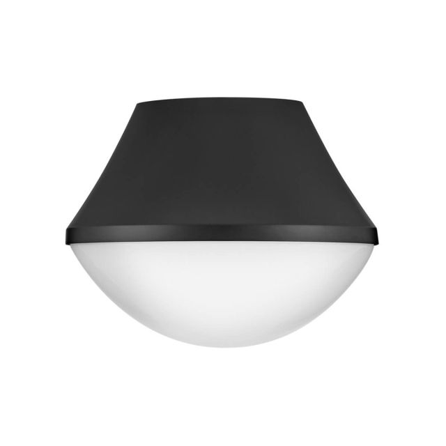 Lark 83411BK Haddie 1 Light 11 inch LED Flush Mount in Black with Cased Opal Glass