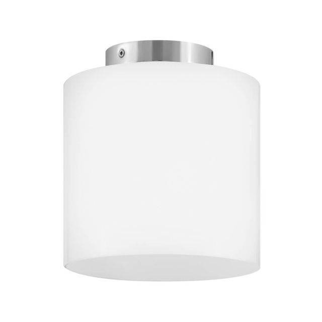 Lark 83533PN Pippa 1 Light 9 inch LED Flush Mount in Polished Nickel with Cased Opal Glass