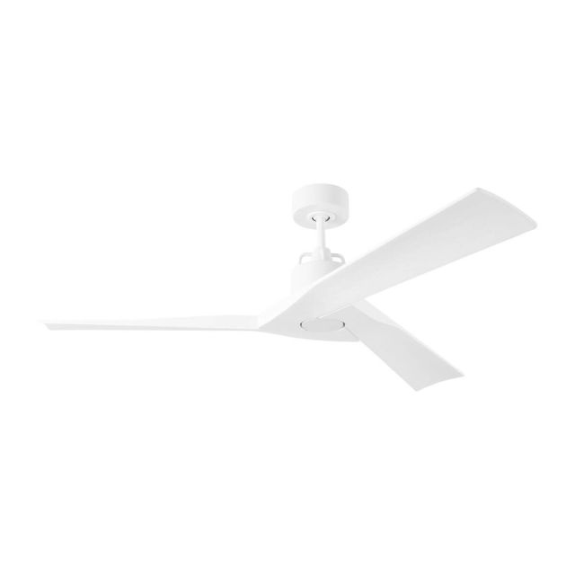 Visual Comfort Fan Alma 52 inch 3 Blade Smart Outdoor Ceiling Fan in Matte White 3ALMSM52RZW
