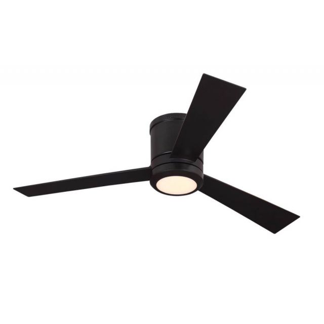 Visual Comfort Fan Clarity 52 Inch Ceiling Fan In Oil Rubbed Bronze with Roman Bronze Blade 3CLYR52OZD-V1