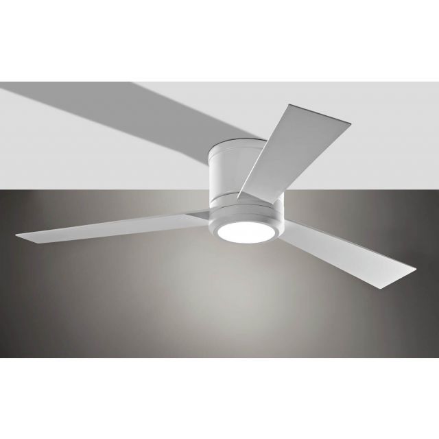 Visual Comfort Fan Clarity 52 Inch 3 Blade Ceiling Fan in Matte White 3CLYR52RZWD-V1