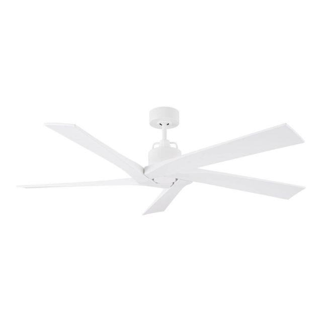 Visual Comfort Fan Aspen 56 inch 5 Blade Ceiling Fan in Matte White 5ASPR56RZW