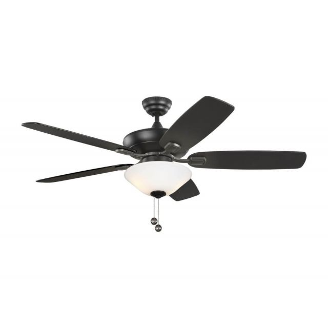 Visual Comfort Fan 5COM52MBKD-V1 Colony Max Plus 2 Light 52 Inch 5 Blade LED Ceiling Fan in Midnight Black
