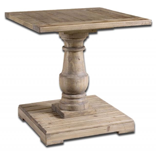 Uttermost 24252 Stratford 26 x 27 inch Pedestal End Table
