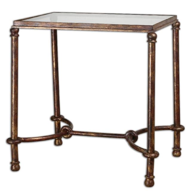 Uttermost 24334 Warring 25 x 26 inch Iron End Table