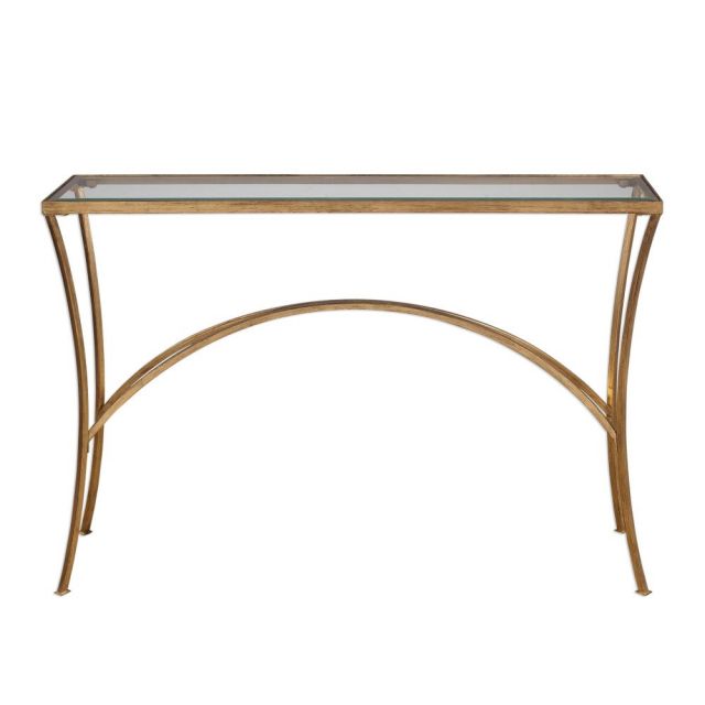 Uttermost 24640 Alayna 48 x 33 inch Gold Console Table