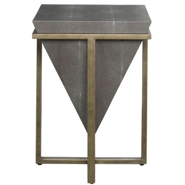 Uttermost 25123 Bertrand 18 x 25 inch Shagreen Accent Table