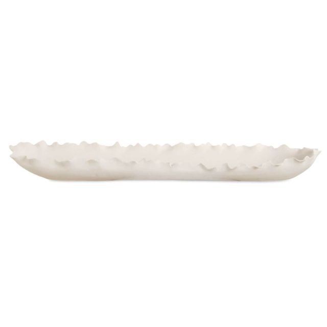 Uttermost Ripple Vase Uttermost 18268 Ripple Crest 8 x 14 inch White Vases - Set of 2