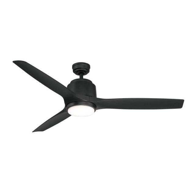 Wind River Fans Sora 56 inch 3 Blade Outdoor LED Ceiling Fan in Matte Black WR1766MB
