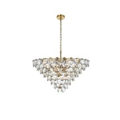 Elegant Lighting 1050D32SG Adaline 15 Light 32 inch Chandelier in Satin ...