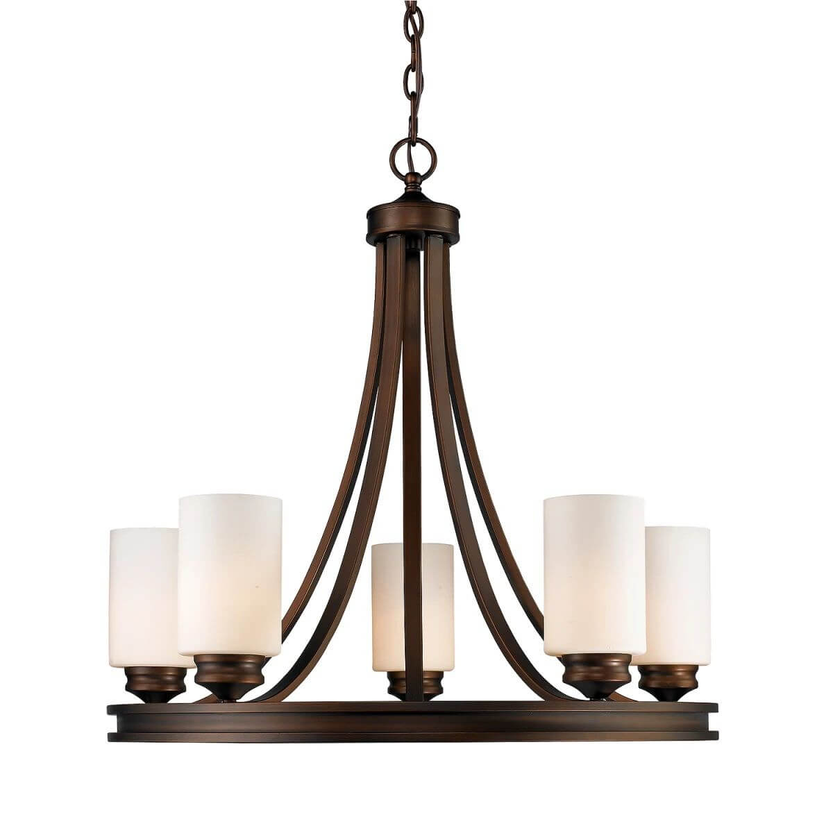 Golden Lighting Hidalgo 5-Light Sovereign Bronze Rustic Chandelier