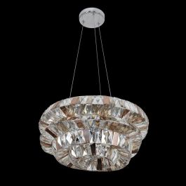 Allegri Gehry 6 Light 18 inch Pendant in Chrome with Firenze Mixed Crystal  026351-010-FR000