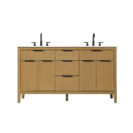 Elegant Decor VF29860DHT Langston 60 inch Double Bath Vanity Set in ...