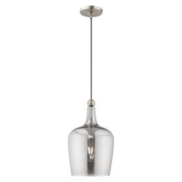 Livex Lighting 41223-01 Art Glass 1 Light 9 inch Antique