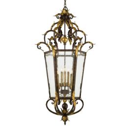 Metropolitan N6242-355 5 Light Pendant Zaragoza Golden Bronze